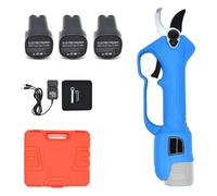 Tijeras Podar Eléctricas Podadora Inalámbrica De Iones Litio, Tijeras Eléctricas Eficientes For Bonsái, Ramas Árboles, Herramientas Jardín, 16,8 V(Three Batteries)