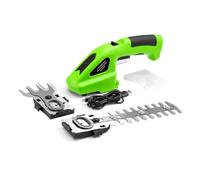 Tijeras Podar Eléctricas Recortadora Eléctrica De 3,6 V, Tijeras Podar For Jardín, Setos Césped 2 En 1, Cerca Inalámbricas Recargables, Herramienta Cortacésped For Deshierbe Y Eficiencia Para Jardines