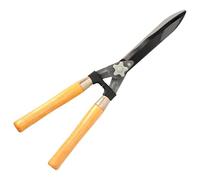Tijeras podar setos de 2 manos con mangos de madera de 54 cm. Hojas de acero antiadherente, ajuste de corte. Diseñado para: podar setos y arbustos.