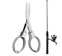 Tijeras portátiles, tijeras plegables | Cortador de bolsillo portátil,Tijeras retráctiles versátiles para el hogar de supervivencia al aire libre Accesorios de viaje de preparación