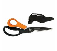 Tijeras Profesional En Titanio Fiskars CM 23 Con Afilador Cocina Jardinería