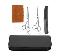 Tijeras profesionales de 6 pulgadas para cortar y desbastar el cabello, tijeras de peluquería de acero inoxidable con diamantes de imitación azules y morados, tijeras de precisión