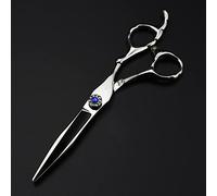 Tijeras profesionales de acero 440c de 6 pulgadas, tijeras de pelo plateadas, tijeras de corte de peluquero, tijeras de peluquería (tijeras de corte)
