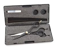 Tijeras profesionales de peluquería negras para hombres y mujeres