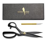 Tijeras profesionales de sastre de 8 pulgadas para cortar tela, tijeras resistentes para corte de cuero, tijeras de costura afiladas industriales para el hogar, oficina, artistas, modistas