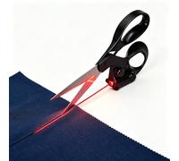 Tijeras profesionales guiadas por láser para corte de tela, corte recto rápido con guía láser de precisión, tijeras de coser para acolchar, manualidades, regalo con mango ergonómico