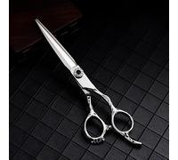 Tijeras Profesionales para Cortar el Cabello, 6 Pulgadas, Acero japonés 440c, con Tue de Gema Negra, Herramientas de Corte para Peluquero, Tijeras de entresacar y Cortar el Cabello (Corte monocrom