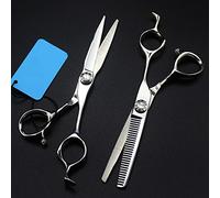 Tijeras Profesionales para Cortar el Cabello, Tijeras Profesionales de Corte de Cabello Tai Chi de 6 Pulgadas de Acero JP 440c, Tijeras de peluquería para Adelgazamiento y Corte de Cabello.