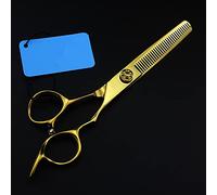 Tijeras Profesionales para Cortar el Cabello, Tijeras Profesionales japonesas de Acero 440c de 6 Pulgadas con Corte Dorado, Tijeras para Cortar el Cabello, Tijeras de entresacar, Tijeras de Corte
