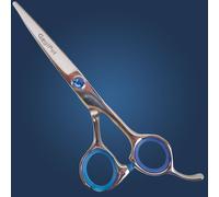 Tijeras rectas para perros en acero japonés GogiPet, 16 cm. 6", acabado brillante