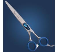 Tijeras rectas para perros en acero japonés GogiPet, de 18 cm, 7", acabado mate