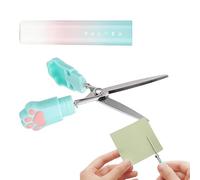 Tijeras seguras para niños, tijeras de seguridad para niños, tijeras seguras para niños, en forma de huella de gato, con, prácticas tijeras escolares pequeñas para niños pequeños, estudiantes