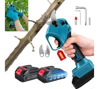 Tijeras tijera eléctricas sin escobillas de 2.5, tijeras eléctricas recargables con batería de 21V, tijeras de podar eléctricas recargables, podadora eléctrica , tijeras eléctricas para (2 pilas)