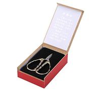 Tijeras Vintage de Costura, Acero Inoxidable, Pequeñas con Articulación de Bambú para Manualidades, Bordado y Arte