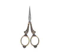 Tijeras vintage, mini tijeras de costura de acero inoxidable de estilo europeo vintage para trabajos de arte de bordado[Bronce]Tijeras