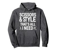 Tijeras y Estilo, That's I Need Funny Hairstylist Sudadera con Capucha, Unisex para Adultos, Jaspeado Oscuro, XL