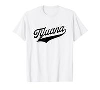 Tijuana Camiseta gráfica económica, Hombre, Blanco, XL
