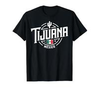 Tijuana México Classic City México Charm Camiseta gráfica económica, Hombre, Negro, M