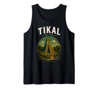 Tikal Guatemala Chapín Antigua Maya Retro Guate Quetzal 502 Camiseta sin Mangas