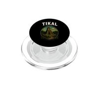 Tikal Guatemala Chapín Antigua Maya Retro Guate Quetzal 502 PopSockets PopGrip para MagSafe