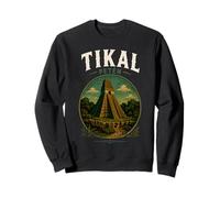 Tikal Guatemala Chapín Antigua Maya Retro Guate Quetzal 502 Sudadera