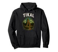 Tikal Guatemala Chapín Antigua Maya Retro Guate Quetzal 502 Sudadera con Capucha