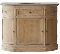 Tikamoon Mueble de baño de roble y piedra de 110 cm