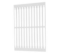 TIKATARER 10 Hojas de Cinta para Uñas de Doble Cara, Cinta Transparente de Película de Papel Blanco con Diseño de Pestaña para Tirar, Ideal para Exhibir Arte de Uñas y Presionar