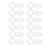 TIKATARER 12 Marcapáginas de Papel con Forma de Conejo, Clips Divertidos para Planificador, Suministros de Oficina, Regalos Escolares, Decoración de Boda
