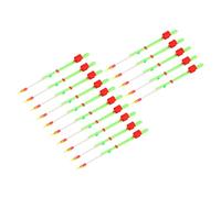 TIKATARER 15 Puntas de Caña de Pescar en Hielo, Plástico de Alta Resistencia, Ligero, Flexible con Doble Espesor, para Pesca en Ríos, Lagos y Océanos