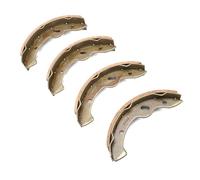 TIKATARER 4 Pastillas de Freno para Carrito, Zapatas de Freno de Repuesto de Metal Marrón, Pastillas de Duraderas con Construcción Mejorada, Ideal para EZGO TXT RXV Workhorse G9 G28