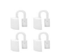 TIKATARER 4 Piezas de Protector de Pellizco de Puerta para Bebés, Protector de Dedos de Seguridad Infantil para Bisagras, Tapón de Puerta de Material de PP Suave con Absorción de Choque,