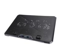 TIKATARER Almohadilla de Enfriamiento para Computadora Portátil, Enfriador para Juegos RGB con 10 Turboventiladores para Computadoras Portátiles de 12 a 19 Pulgadas, Enfriamiento Rápido Potente con