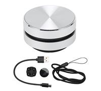 TIKATARER Altavoz Bluetooth de Conducción Ósea, Mini Altavoz Inalámbrico Portátil Estéreo de Doble Canal con Núcleo Magnético Mejorado y Bobina de Alto Rendimiento 120Hz-16kHz 3W (Silver)