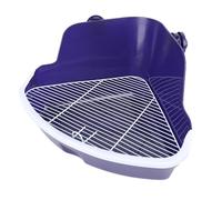 TIKATARER Baño de Hámster, Baños de de Hámster de Que Cuelga a la Pared con de Polvo de de Plástico de Alta Resistencia para Que Las Mascotas Pequeñas lo Usen (L)