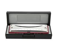 TIKATARER Bendeis HARP Armónica de Blues de 10 Agujeros Órgano Bucal Profesional Instrumento de Viento de Resina ABS de Acero Inoxidable con Diseño Ergonómico, Ideal para Presentaciones en Escenario