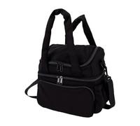 TIKATARER Bolsa de Almuerzo Aislada para Trabajo y Picnic, Doble Cubierta | Aislamiento de doble capa, bolsa refrigeradora completamente abierta de 180 grados con correa ajustable