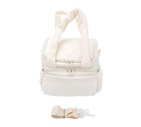TIKATARER Bolsa de Almuerzo Aislada para Trabajo y Picnic, Doble Cubierta | Aislamiento de doble capa, bolsa refrigeradora completamente abierta de 180 grados con correa ajustable