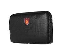 TIKATARER Bolsa Ignífuga, Bolsa Ignífuga, Organizador Resistente Al Calor, 8,19 X 4,65 Pulgadas, Caja Fuerte Portátil para Teléfonos Electrónicos, Powerbanks con Cremallera Metálica de Primera