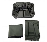 TIKATARER Bolsa Organizadora de Herramientas de Jardín de 3 Piezas con Tela Oxford 600D, Múltiples Bolsillos Profundos, Incluye Delantal Tapete, Se Pliega para Guardarla en El Garaje