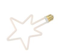 TIKATARER Bombillas Cálidas, Bombilla Decorativa LED E27/2700K 8W Lámpara Decorativa Lámpara de Luz de 5 Puntos de Estrella para el Festival Indoor 220-240V