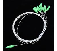 TIKATARER Cable de Fibra óptica, 1 X 8 Divisor óptico Parche de Fibra Cable Att Cable de Fibra Plc Tipio de Tubería SM Accesorios de Cables de Redes de Red