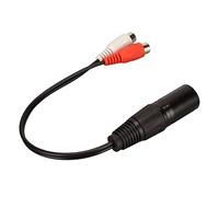 TIKATARER Cable Divisor XLR a 2 Y, Cable de de Cobre Libre de Oxígeno 20 AWG, Conectores Chapados en Oro con Diseño de Baja Pérdida, Ideal para Mezcladores, Amplificadores de Potencia Y Altavoces