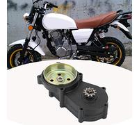 TIKATARER Caja de Engranajes de Tambor de Embrague de Doble Cadena, Caja de Reducción de Engranajes de Transmisión Caja de Cambios de Aleación de Aluminio Tambor de Embrague 11T T8F Cadena