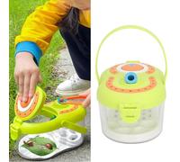 TIKATARER Caja de Observación, Jaula Receptora Multifuncional con Lupa, Jaula para Insectos con Tapas de Doble Apertura para Niños y Niñas