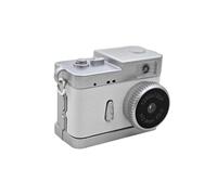 TIKATARER Cámara con Llavero, Cámara Digital Pequeña Retro 1080P, Grabadora de Vídeo Vintage Portátil con Pantalla de Luz LED de 0,96 Pulgadas, Ideal para Viajes, Estudio y Grabación (White)