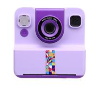 TIKATARER Cámara de Impresión Instantánea con Pantalla HD de 2,4 Pulgadas, Foto de 24MP, Vídeo 1080P, Impresora Térmica Portátil para Niños Estudiantes Proyectos Creativos (Purple)
