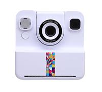 TIKATARER Cámara de Impresión Instantánea con Pantalla HD de 2,4 Pulgadas, Foto de 24MP, Vídeo 1080P, Impresora Térmica Portátil para Niños Estudiantes Proyectos Creativos (White)