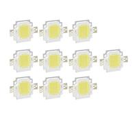 TIKATARER Chip LED COB, Cuenta de Lámpara de 10W para Iluminación de | Luz blanca pura de 6500 K, bajo voltaje de 12 V, 1000 lm, sustrato de aluminio, haz de 120 grados, 3000 horas, 1,10 x 0,79