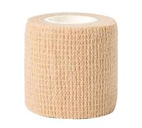 TIKATARER Cinta Autoadhesiva, Cinta Envolvente de Spandex, Atlética de Fuerte Adherencia con Spandex, Ideal para Protección contra Lesiones de Tobillo, Muñeca y Dedos (Beige)
